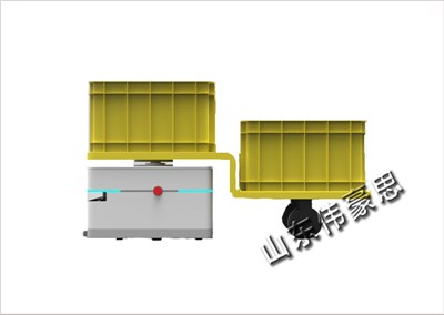 AGV無(wú)人搬運(yùn)車(chē)——尾部牽引臺(tái)車(chē)