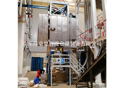 水泥全自動噸包拆袋機(jī) 智能噸袋拆包機(jī)工作流程
