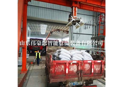 袋裝大米自動(dòng)裝車設(shè)備的工藝路線是什么？