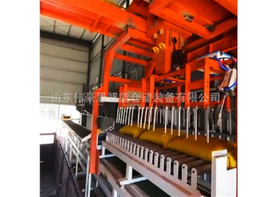 袋裝煤粉自動裝車機(jī)器人 袋料裝車機(jī)客戶現(xiàn)場