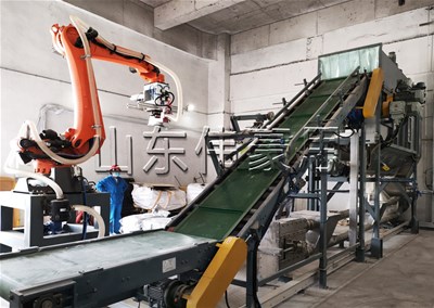 工業(yè)硫磺全自動拆垛機(jī) 自動拆垛機(jī)器人設(shè)備簡介