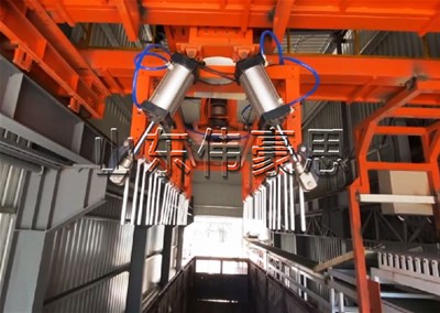 玉米纖維全自動(dòng)裝車機(jī) 自動(dòng)裝車機(jī)工作現(xiàn)場(chǎng)