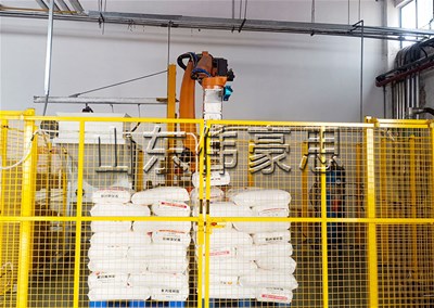 工業(yè)硫磺全自動破袋機 自動拆包機器人流程