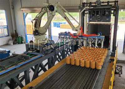 桶料推進式全自動裝車機 全自動裝車系統(tǒng)解決方案