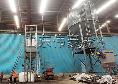 硫酸鎳自動(dòng)噸袋拆袋機(jī) 噸包全自動(dòng)拆包投料站