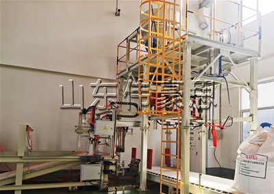 負極材料噸袋全自動包裝機工作過程